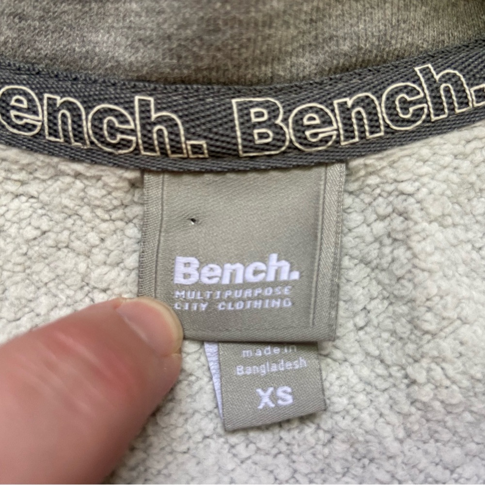 Bench Women's Size XS‎ Grey Fleece Lined Full Zip Sweatshirt - Picture 7 of 10